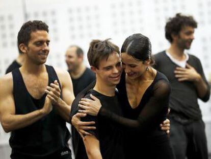 Veinte jóvenes con síndrome de Down ensayan con el Ballet Nacional de España