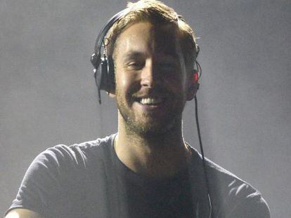 Calvin Harris, durante una actuación en septiembre de 2014.