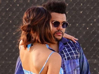 Selena Gomez y The Weeknd, en Coachella.