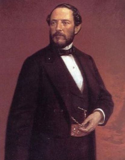 Un retrato de Luis de Madrazo del general Prim.