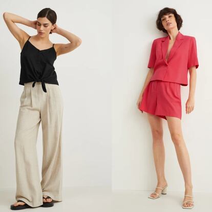 Tres de las propuestas más exitosas de la colección para mujer que se pueden encontrar 'online'. C&A
