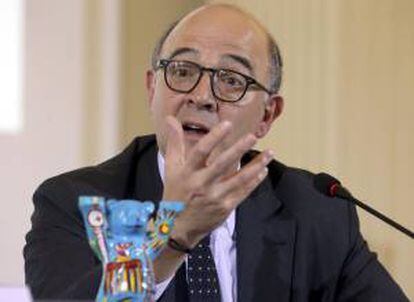 En la imagen, el ministro de Finanzas, Pierre Moscovici.
