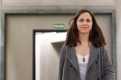 La secretaria general de Podemos, Ione Belarra, en el Congreso el pasado 19 de diciembre.