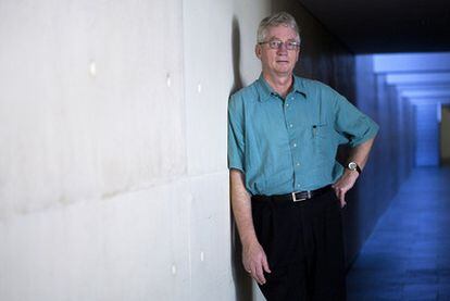 Frans de Waal, en el congreso de la Organización Europea de Biología Molecular en Barcelona.