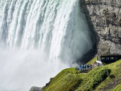 Las cataras del Niágara, en la frontera entre Estados Unidos y Canadá.   