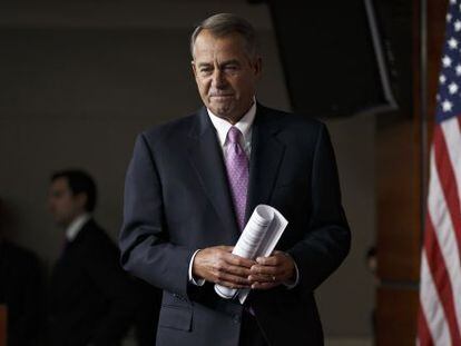 El presidente de la C&aacute;mara de Representantes, John Boehner. 