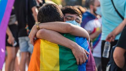 Fiestas del Orgullo en Barcelona, en 2020.