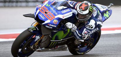 Jorge Lorenzo, piloto del Movistar Yamaha MotoGP Team, durante el GP de las Américas de la semana pasada