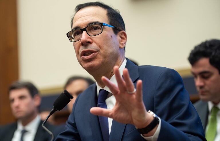 El secretario del Departamento del Tesoro, Steven Mnuchin.