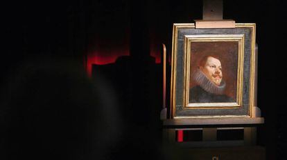 Presentacion del cuadro de Velazquez 'Felipe III' en el Museo del Prado.