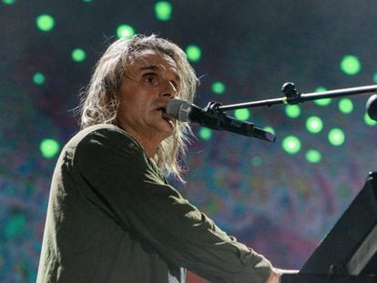 Nacho Cano durante su concierto en el Sonorama Ribera en Aranda de Duero.
 