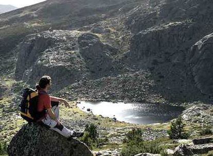 Panorámica de la Laguna Grande de Peñalara.