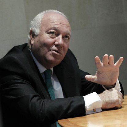 Miguel Ángel Moratinos, ayer durante la entrevista en la sede de EL PAÍS.