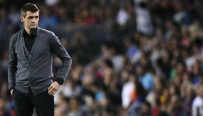 Tito Vilanova, el pasado sábado, durante el partido entre el Barcelona y el Granada. 