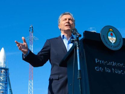 El presidente Macri inaugura, el mi&eacute;rcoles, una plataforma de lanzamiento de prototipos espaciales.