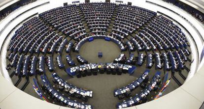 Vista general de una sesi&oacute;n plenaria el mi&eacute;rcoles del Parlamento Europeo (PE), en Estrasburgo, Francia.