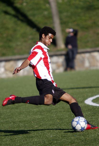 Ramalho, durante un entrenamiento en la temporada pasada.