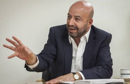 Renato Sales, durante la entrevista.