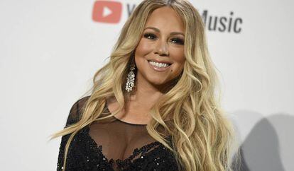 La cantante Mariah Carey en los American Music Awards, en Los Ángeles, este octubre. 