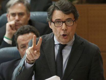  Ignacio Gonz&aacute;lez en el pleno de la Asamblea de Madrid.