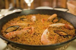 A real paella should be made over a fire in the open air.