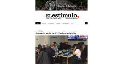 Web del periódico digital 'El Estímulo'.