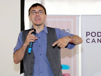 Juan Carlos Monedero, este sábado.