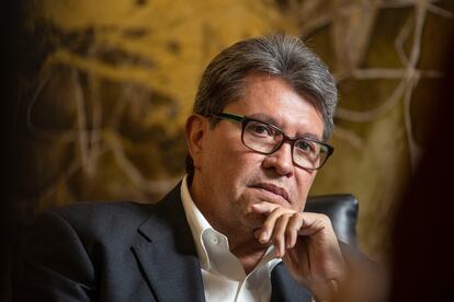 Ricardo Monreal en las instalaciones del Senado de la República en la Ciudad de México, el 16 de mayo de 2023.
