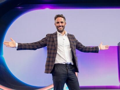 Roberto Leal, durante la presentación de 'Operacion Triunfo', en Barcelona.