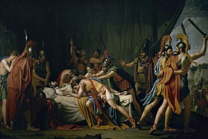 ´La muerte de Viriato' (1807), de José de Madrazo.