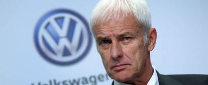 El presidente del grupo Volkswagen, Matthias Mueller