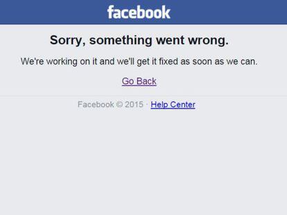 Facebook sufre una caída por segunda vez en una semana