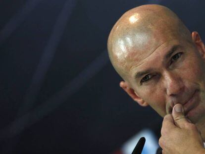 Zidane, en rueda de prensa.