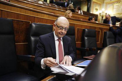 Cristobal Montoro, Ministro de Hacienda.