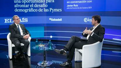 Francesc Boya, secretario general para el Reto Demográfico del Gobierno de España, en conversación con Javier Ruiz, jefe de Economía de Cadena SER.