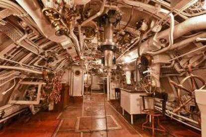 Un submarino visitable en Tall&iacute;n.