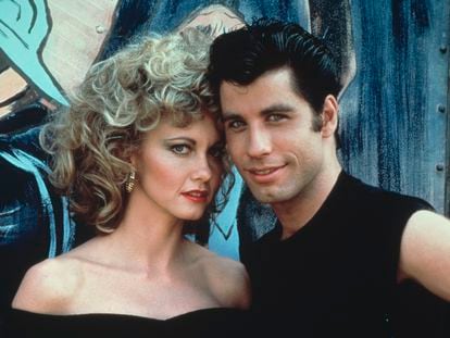Olivia Newton-John y John Travolta, en 'Grease' (1978).