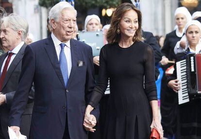 Isabel Preysler y Mario Vargas Llosa en los últimos premios Princesa de Asturias en Oviedo.