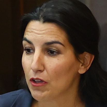 Rocío Monasterio during the plenary session of the Madrid Assembly in Madrid on Thursday, 15 October 2020.