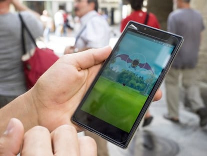 En la imagen, el juego para smartphone Pokémon Go. EFE/Archivo