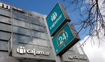 Oficinas de Cajamar, en el paseo de la Castellana, en Madrid