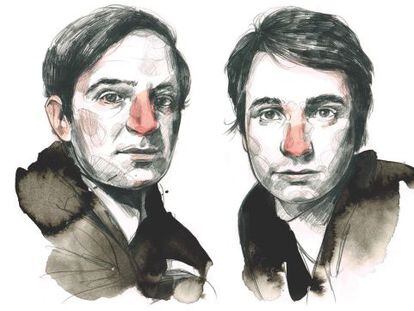 Una ilustración de Truffaut y Jean-Pierre Leaud.