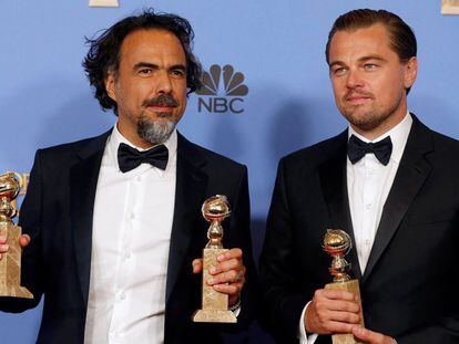 Los ganadores Leonardo Dicarpio y Alejandro González Iñárritu
