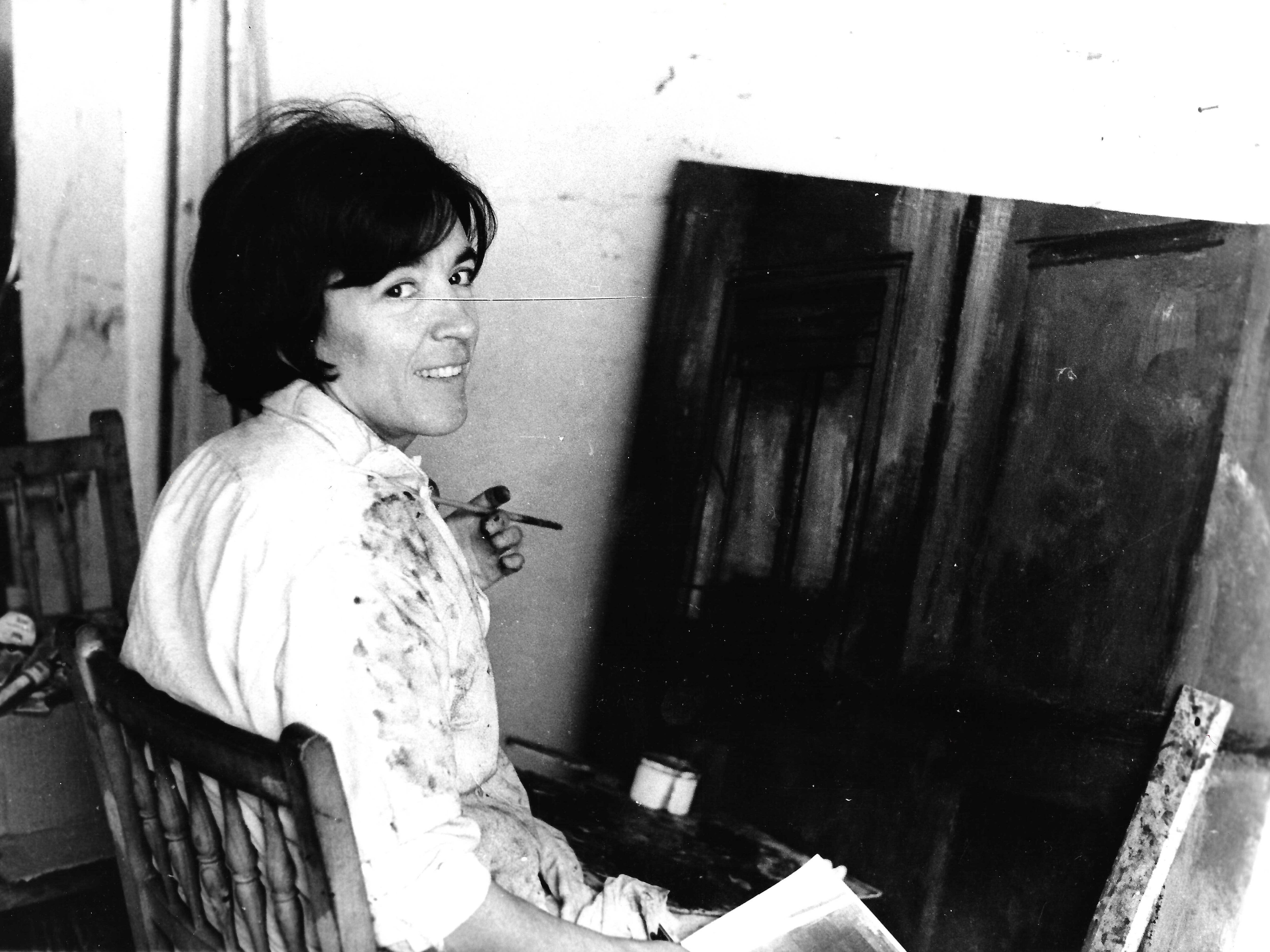 Amalia Avia, fotografiada en 1972.