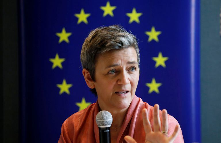 La vicepresidenta ejecutiva de la Comisión Europea, Margrethe Vestager.