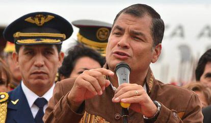 El presidente de Ecuador, Rafael Correa. 