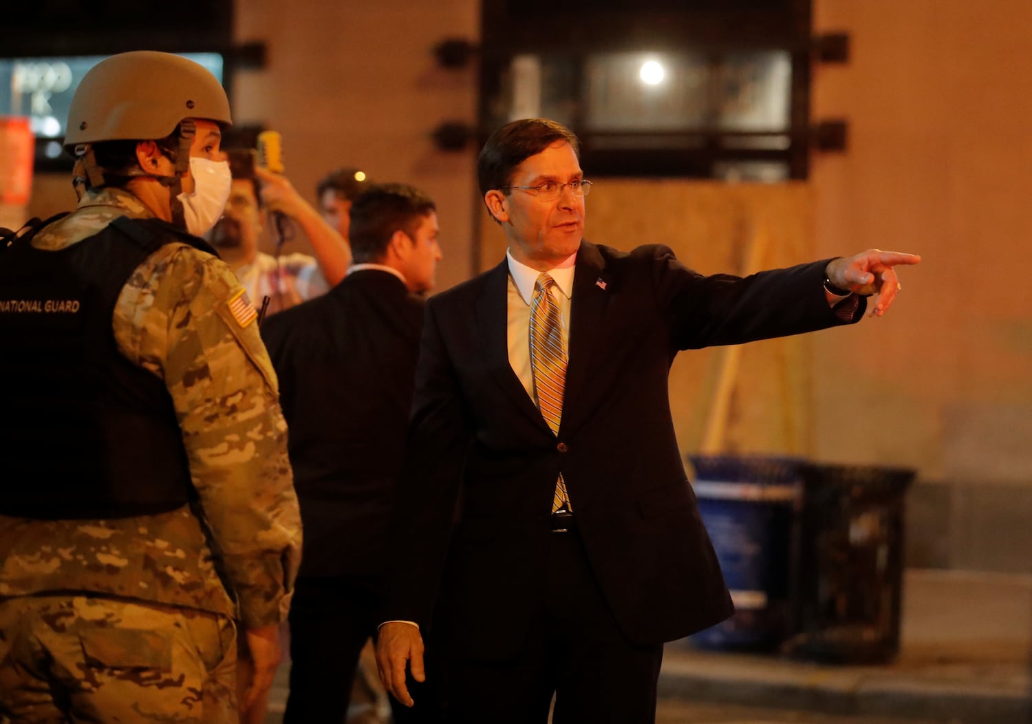 El jefe del Pentágono Mark Esper en Washington.
