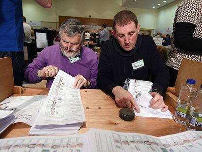 Recuento de votos en Dundalk este sábado