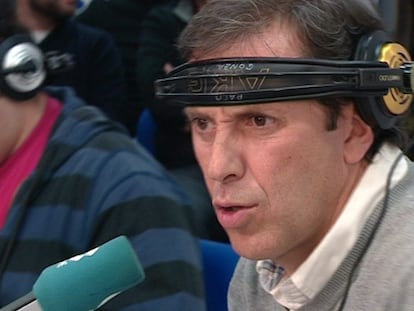 Paco González, durante un programa de 'Tiempo de Juego'.