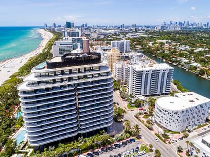 Casas de lujo en Miami Beach.